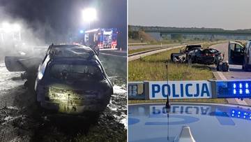 Tragiczny wypadek na A1 pod Łodzią. Jedna osoba nie żyje, trzy trafiły do szpitala