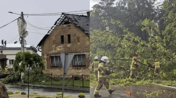 Gwałtowne burze przeszły nad Polską. Strażacy ruszyli do dziesiątek interwencji, możliwa trąba powietrzna
