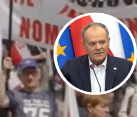 Manifestacja „Solidarności” przeszła przez Warszawę. Kukła Donalda Tuska wywołała burzę