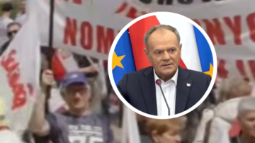 Manifestacja „Solidarności” przeszła przez Warszawę. Kukła Donalda Tuska wywołała burzę