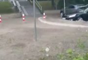 Cała miejscowość znalazła się pod wodą. Dramatyczne nagrania obiegły Polskę