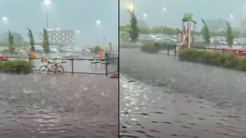 Ulewa sparaliżowała okolice pod Wrocławiem. Nagranie obejrzały setki tysięcy osób