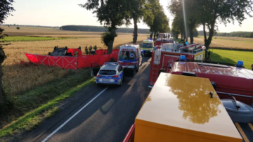 Tragiczne zdarzenie w sobotni wieczór. Wypadek trzech samochodów. Nie żyje dwoje dzieci. „9 i 11 lat”