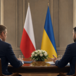 Ilustracja rozmów Polski i Ukrainy po spotkaniu Zełenskiego z Tuskiem