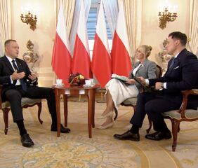 Wywiad na żywo z Karolem Nawrockim, nagle padły ostre słowa. Tak prezydent zareagował na pytanie o TK, Tusk i Berek w tarapatach