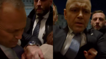 Nawrocki przyjechał pod TK i się zaczęło. Nagle rozegrały się szokujące sceny, Berek opublikował nagranie